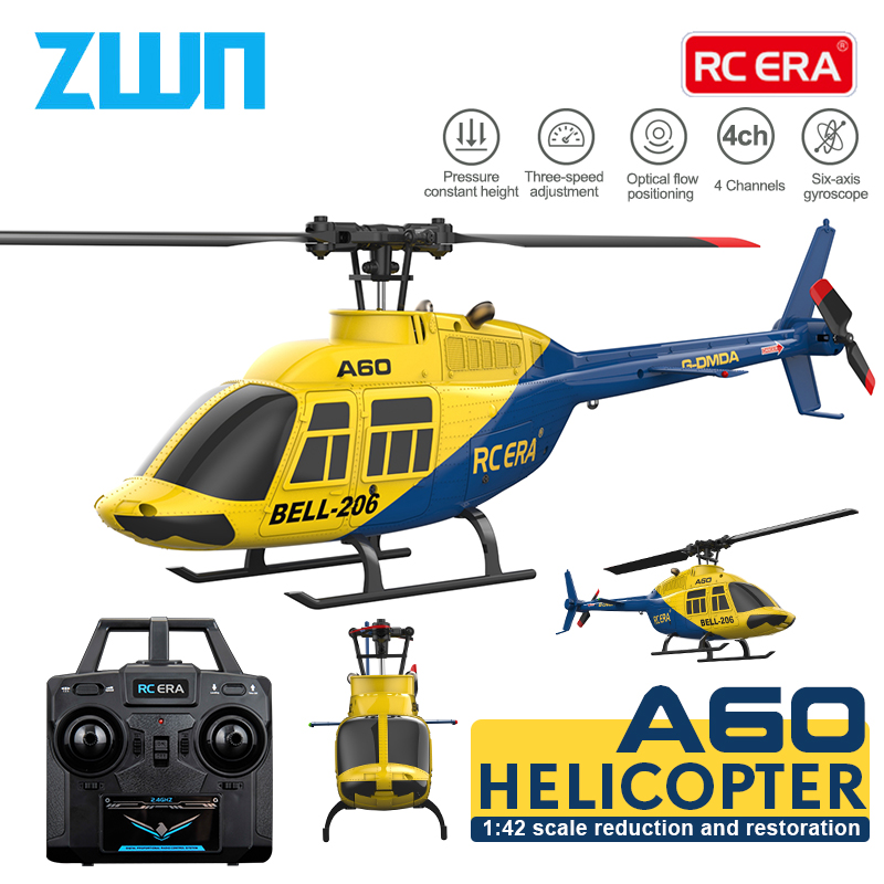 Rc Helicopter Large - A60 RC Elicottero 2.4G 6-Aixs Giroscopio