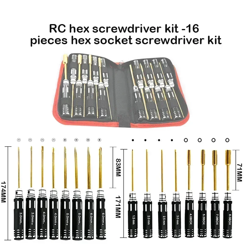 Rc Helicopter Tool Kit - Set di Cacciaviti Esagonali RC -