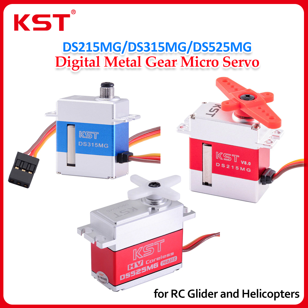 Rc Helicopter Servo - KST DS215MG/ DS315MG /DS525MG V8.0 Micro