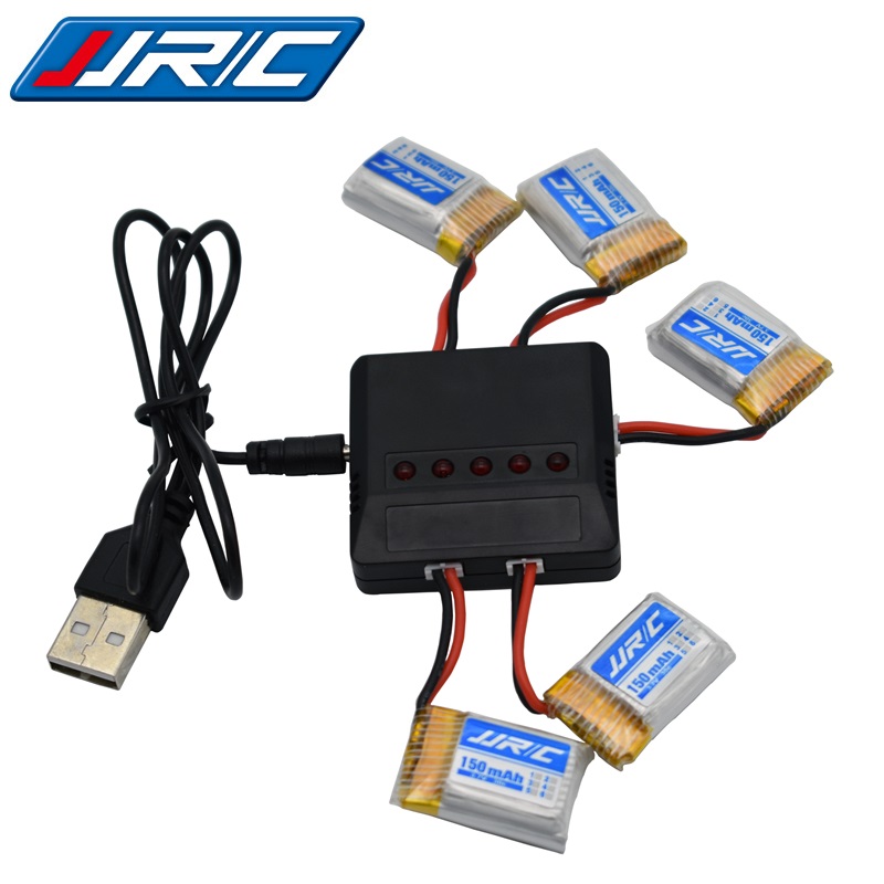 Rc Helicopter Charger - Batteria Originale JJRC H36 3.7V 150mAh