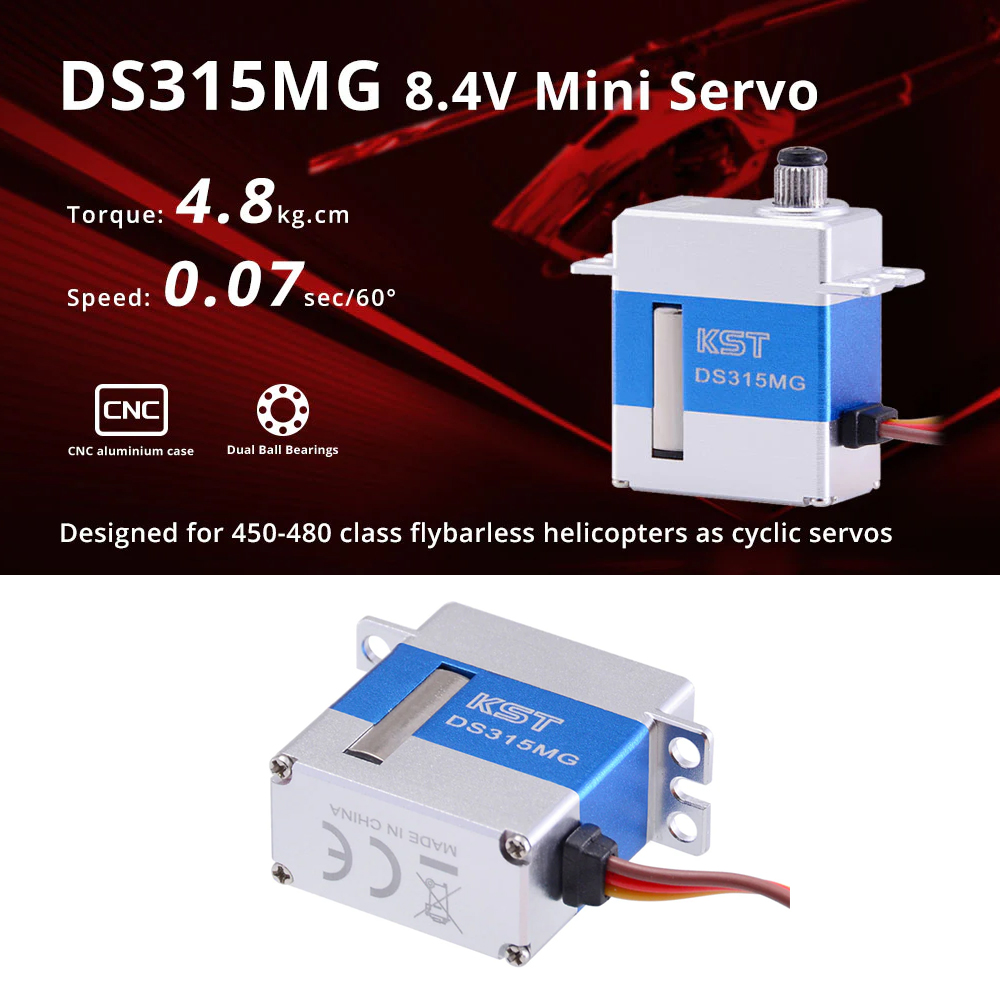 KST DS215MG/ DS315MG /DS525MG  - Rc Helicopter Servo recensione e prezzo