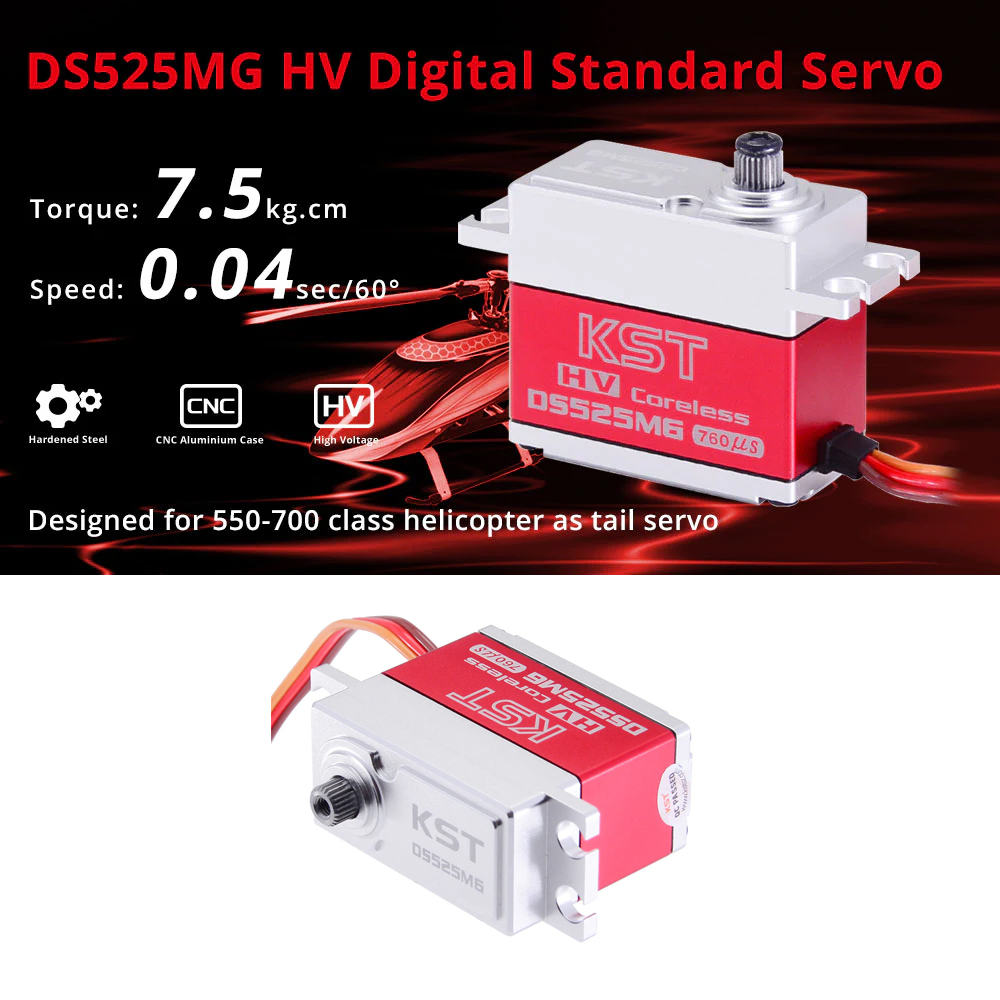 KST DS215MG/ DS315MG /DS525MG  - Rc Helicopter Servo recensione e prezzo