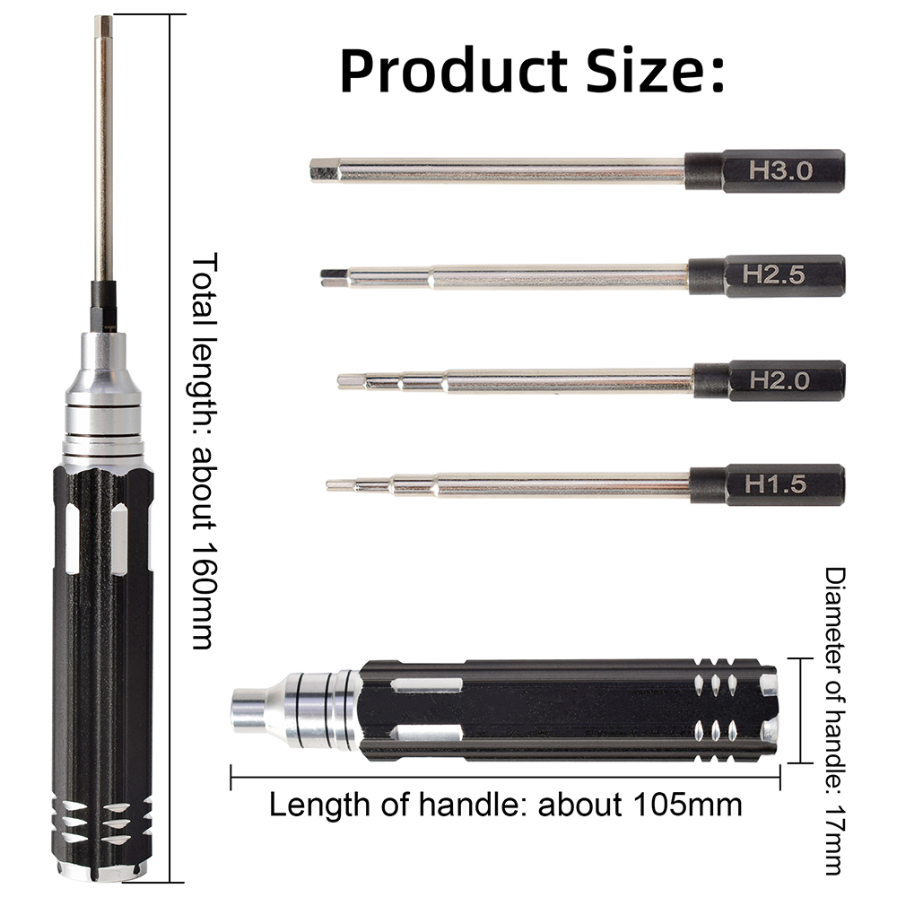 4 in 1 1.5mm 2.0mm 2.5mm 3.0mm - Rc Helicopter Tool Kit recensione e prezzo